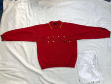 neuw. roter CARLO COLUCCI Pullover Gr. XL