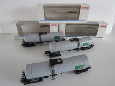 3x Märklin 4758 Kesselwagen BP, 4 Achsen, H0, OVP