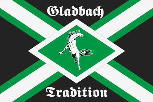 Aufkleber gladbach tradition - gladbach,