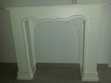 Kaminkonsole Shabby Chic Weiß