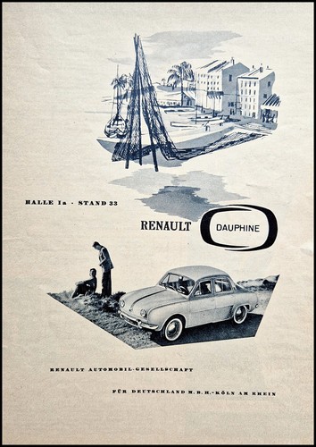 Renault dauphine originale - dauphine,,