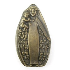 Egino weinert bronze relief - bronze,
