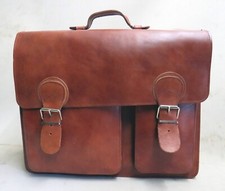 AKTENTASCHE Businesstasche DICKLEDER Ranzen LEDERTASCHE Unkaputtbar XXL Neu 3379