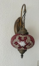 Mosaik wandlampe komplett - mosaik,