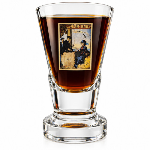 Fernet branca glas pinnchen - branca,