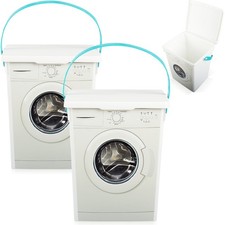 2x Waschpulverbox 5L Waschmittelbox Behälter Waschmittel Pods Waschmitteldose