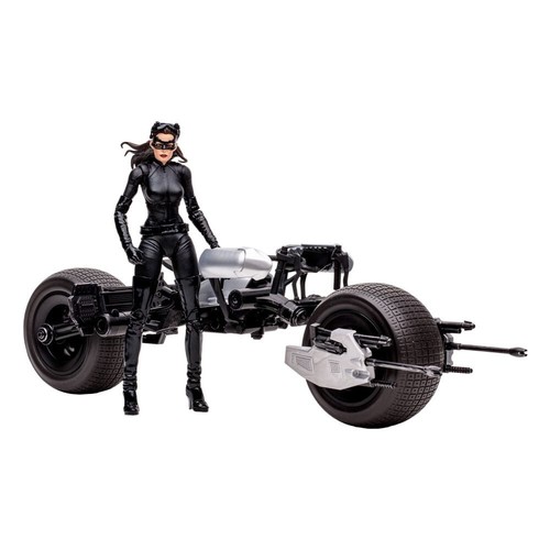 Batman batpod with catwoman - with,