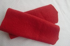 Armstulpen,Handstulpen , gekochte Wolle , Wollwalk ,Rot