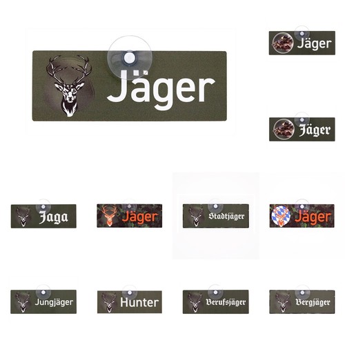 Jagd schild auto - auto, jäger