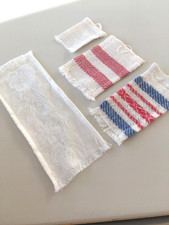 4 Handtücher für Puppenstube