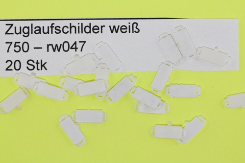 Bastler h0 zuglaufschilder - -,