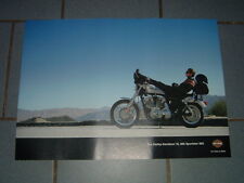 Original Harley Werbeplakat Poster Bild Foto Advertisement Sportster XL 883  NEU