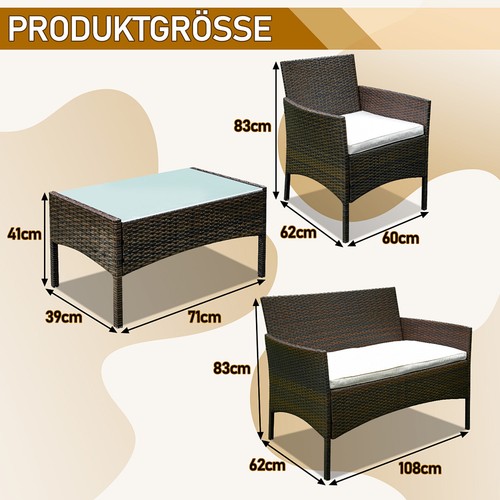 Sitzgruppe polyrattan - sitzgruppe,