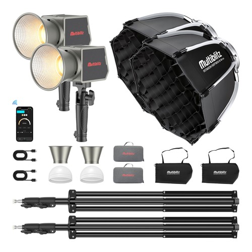 Multiblitz set fotolicht - multiblitz, 2x