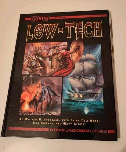 Gurps low tech hardcover full - gurps,