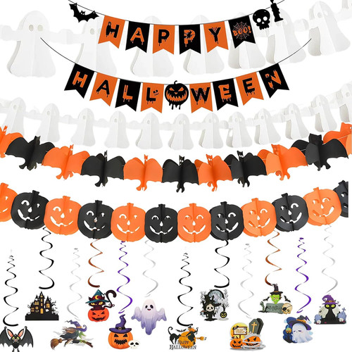 Halloween banner girlande - halloween, banner,