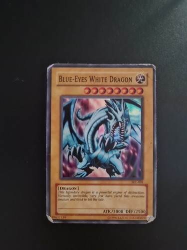 Blue eyes white dragon - blue,