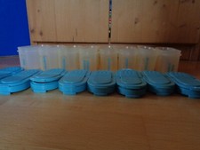 Tupperware - 10 Gewürzzwerge, türkis, RAR!