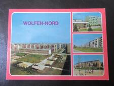 AK Wolfen-Nord Neubaugebiet-Kaufhalle-Spielplatz um 1987