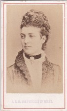 CDV FOTO.   H.R.H. DIE
