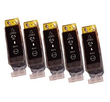 5x schwarz Drucker Patrone