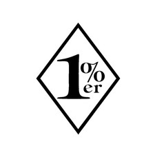 Wandtattoo 1% er Biker -  Aufkleber für die Wand