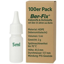 Ber-Fix 100x 5g Leerflasche