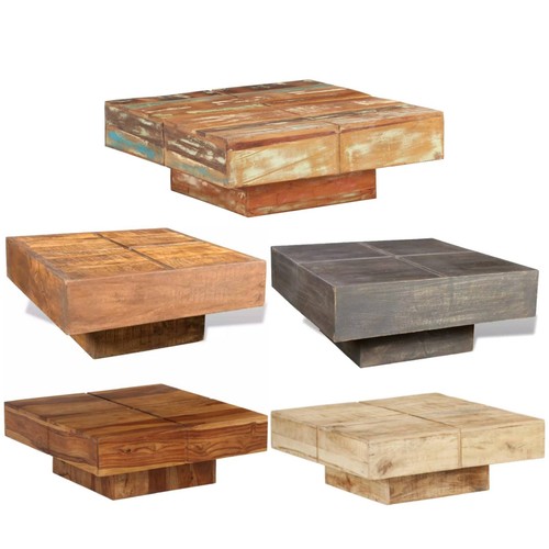 Couchtisch beistelltisch holz - couchtisch,