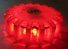 PKW Auto Warnleuchte Pannenleuchte 16 LEDs - 9 Funktionen + Magnethalterung