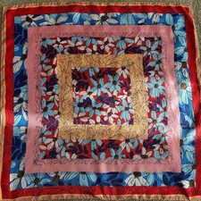 KENZO Seidentuch Floral Orange