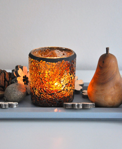 Tee windlicht mosaik - mosaik, |