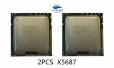 Matched pair   Xeon X5687 SLBVY Quad Core 3.6GHz LGA 1366 CPU Processor #F22