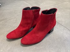 Paul Green Wildlederstiefel Rot Gr 39 Neu