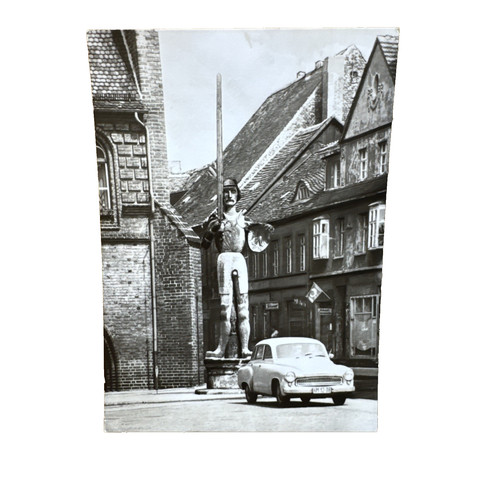 Postkarte stendal roland - stendal,