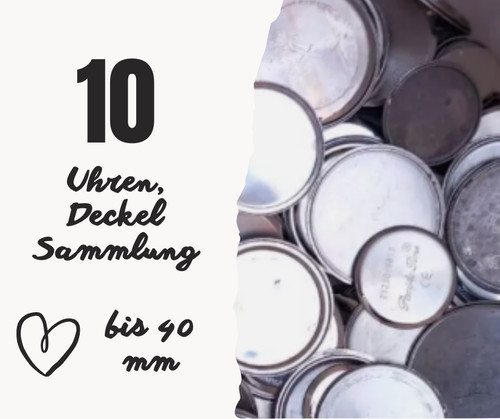 Stk uhren deckel - 10,