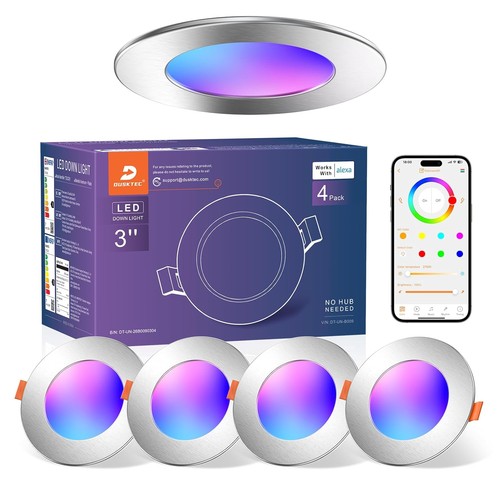 Led einbaustrahler rgb smart - led, 4