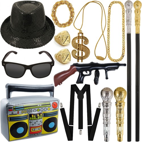 Gangster rapper kostüm - gangster,