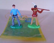 Elastolin 7 cm 2 Steckfiguren