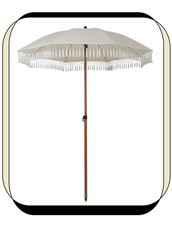 DEPOT Sonnenschirm Franziska ohne Schirmständer Gr. Ø 1.6 m, H 2.000 mm Creme