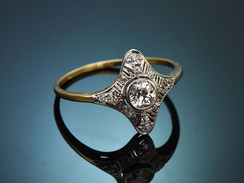 Feiner art deco ring - feiner,