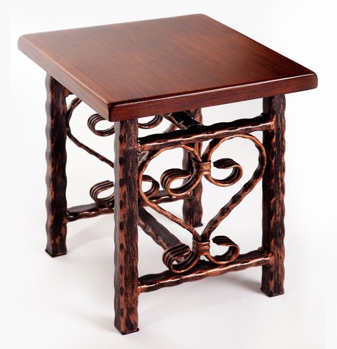Hocker klein schmiedeeisen - hocker,