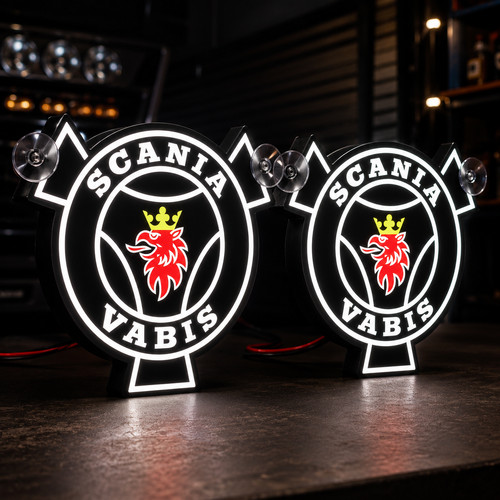 Scania vabis led logo 2er - vabis,