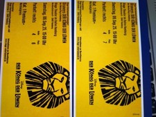 könig der löwen musical Premium+-tickets