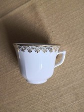 -9- Porzellantassen mit Goldrand, Winterling Marktleuthen Bavaria