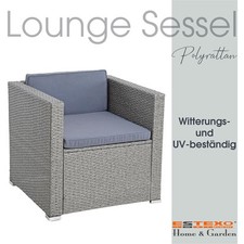 Polyrattan loungesessel - polyrattan,
