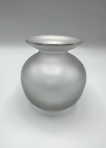 Vase eisch glas - vase, signiert