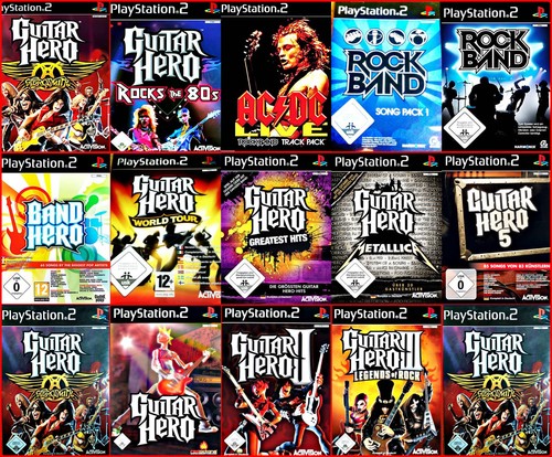 Ps2 guitar band hero - ps2, auswahl