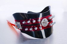 PVC Halskorsett Bondage Sklave Leder Fesseln Harness BDSM Fetisch sexy unisex