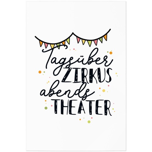 Tagsüber zirkus abends - zirkus,
