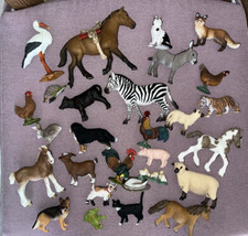 »28 Teile Schleich Spieltiere/ Spielzeug - Pferd-Hund-Katze-Zebra-Schaf u.A.«